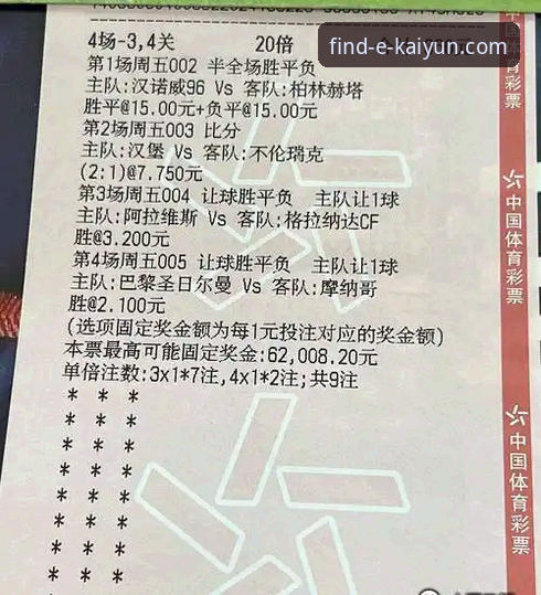kaiyun体育平台竞彩玩法完整指南：从投注策略到资金安全全解析